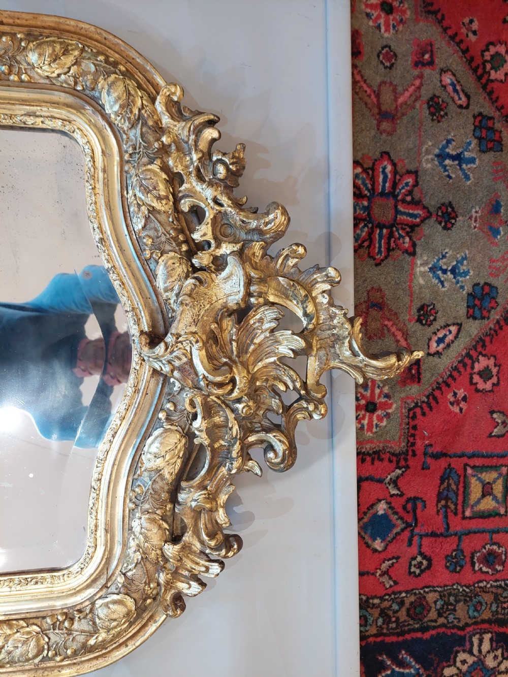 Victorian Giltwood & Gesso Wall Mirror  View IV
