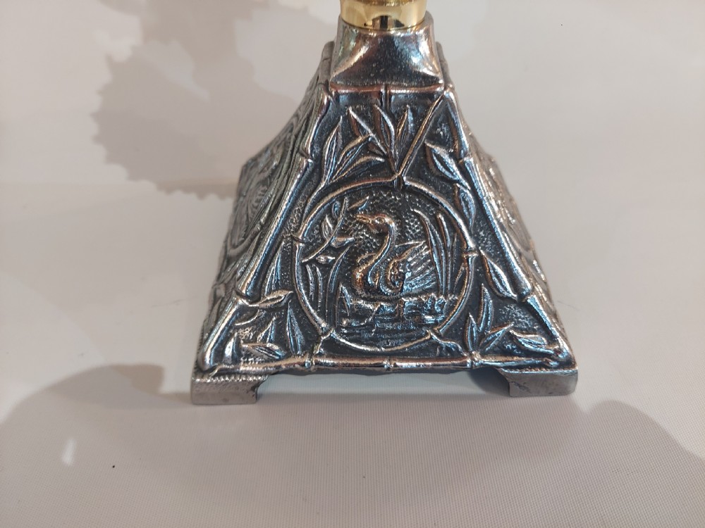 Victorian Oil Lamp with a Hinks Burner View II