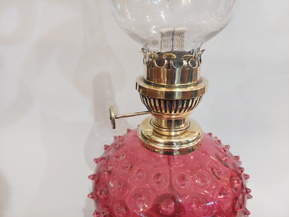 Victorian Oil Lamp with a Hinks Burner View IV