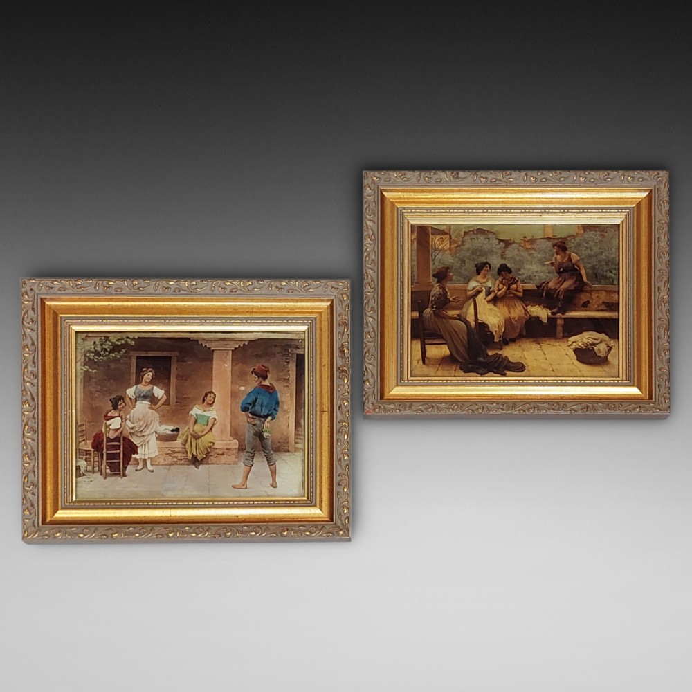 Pair of Edwardian Crystoleums