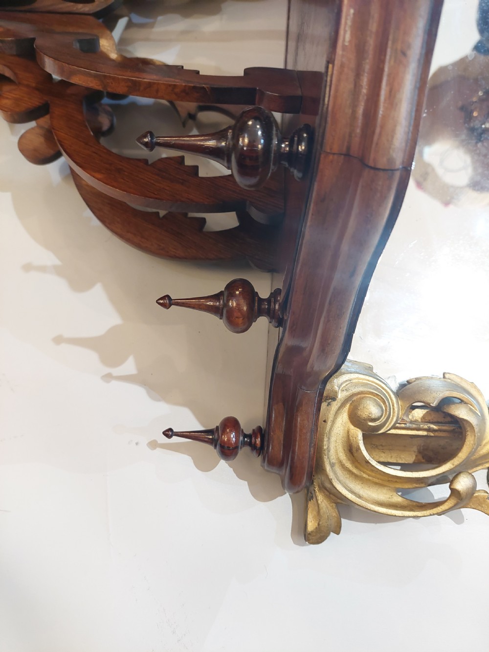 A polished Victorian brass planter featuring a rounded urn-shaped body resting on a stepped pedestal foot. View III
