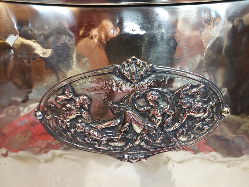 Late Victorian Brass Fire Screen View V