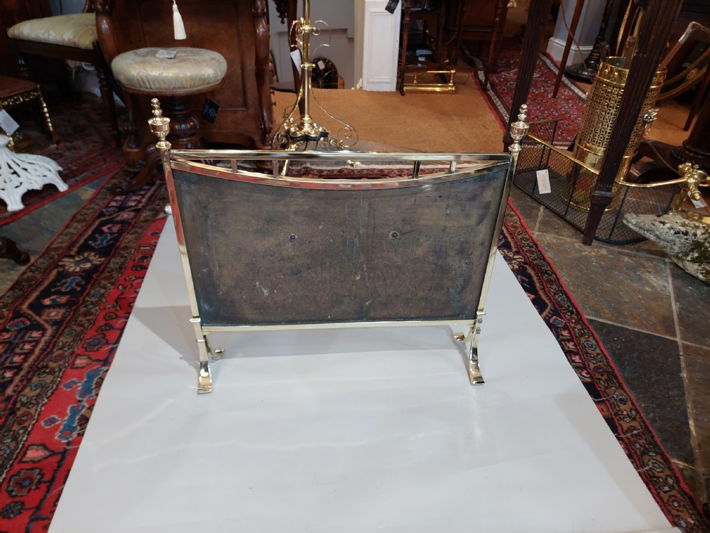 Late Victorian Brass Fire Screen View VI