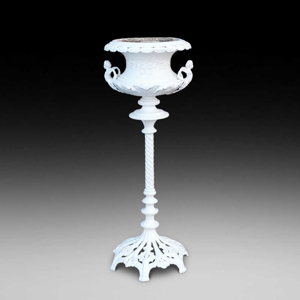 Victorian Cast Metal Jardinière