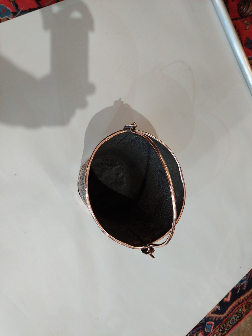 Victorian Indian Hand Worked Copper Pale View II
