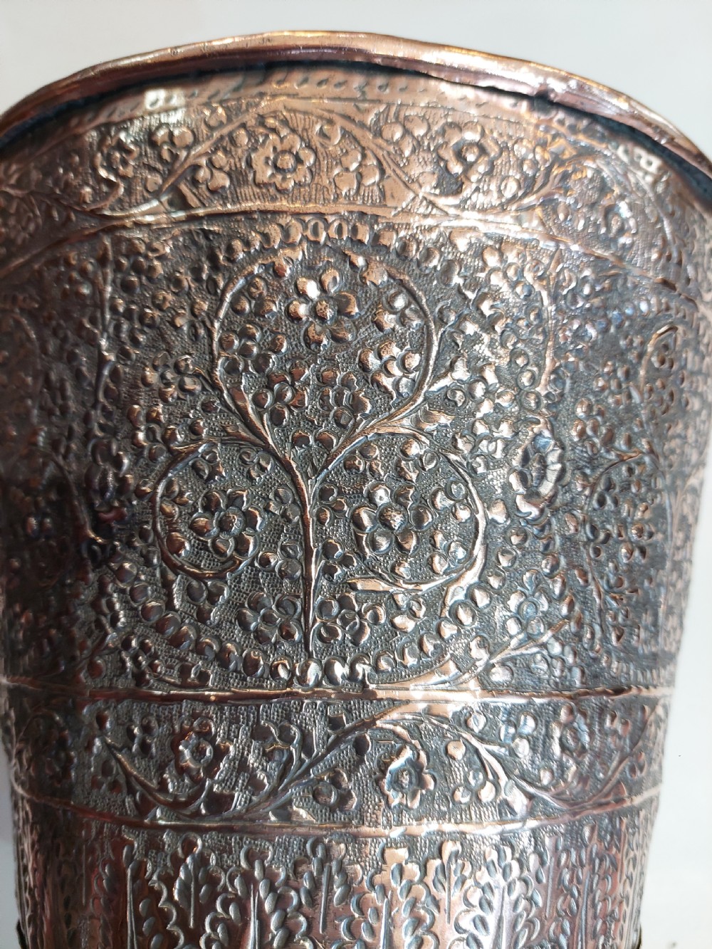 Victorian Indian Hand Worked Copper Pale View IV