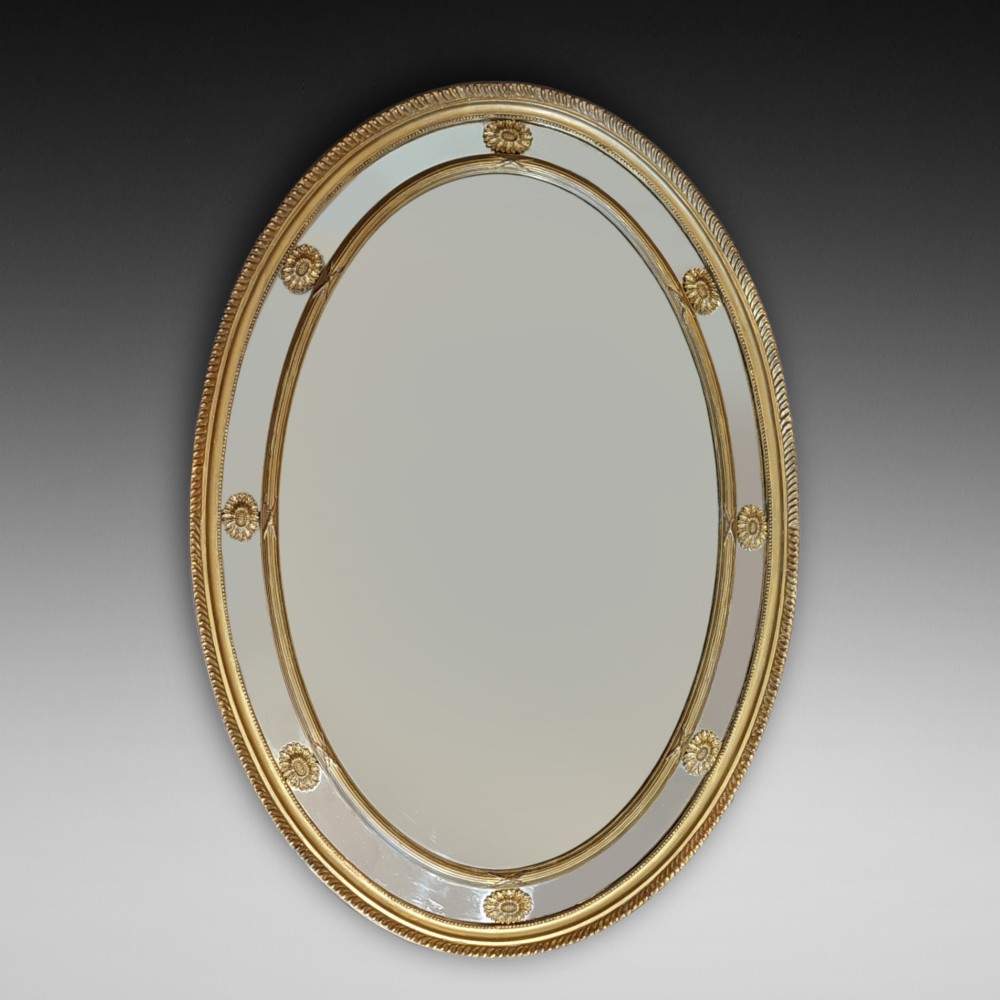 Late 19thC Regency Style Giltwood Mirror