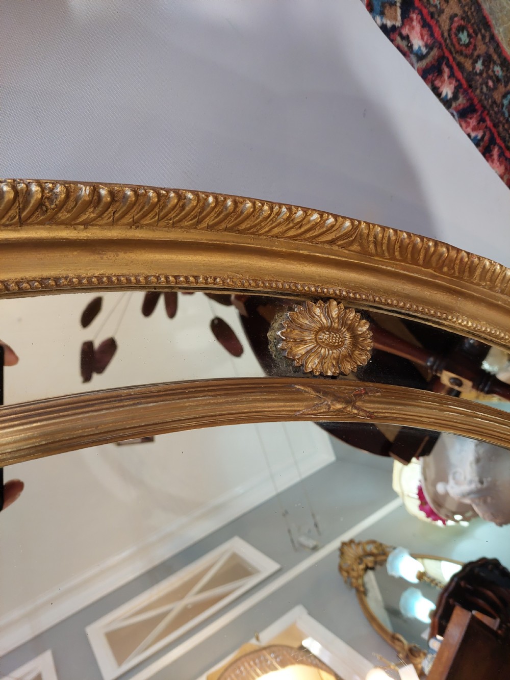 Late 19thC Regency Style Giltwood Mirror View VII