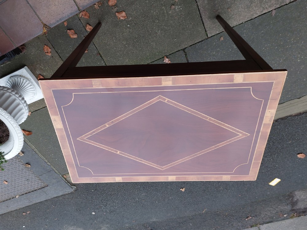 Edwardian Inlaid Mahogany Side Hall Table View V