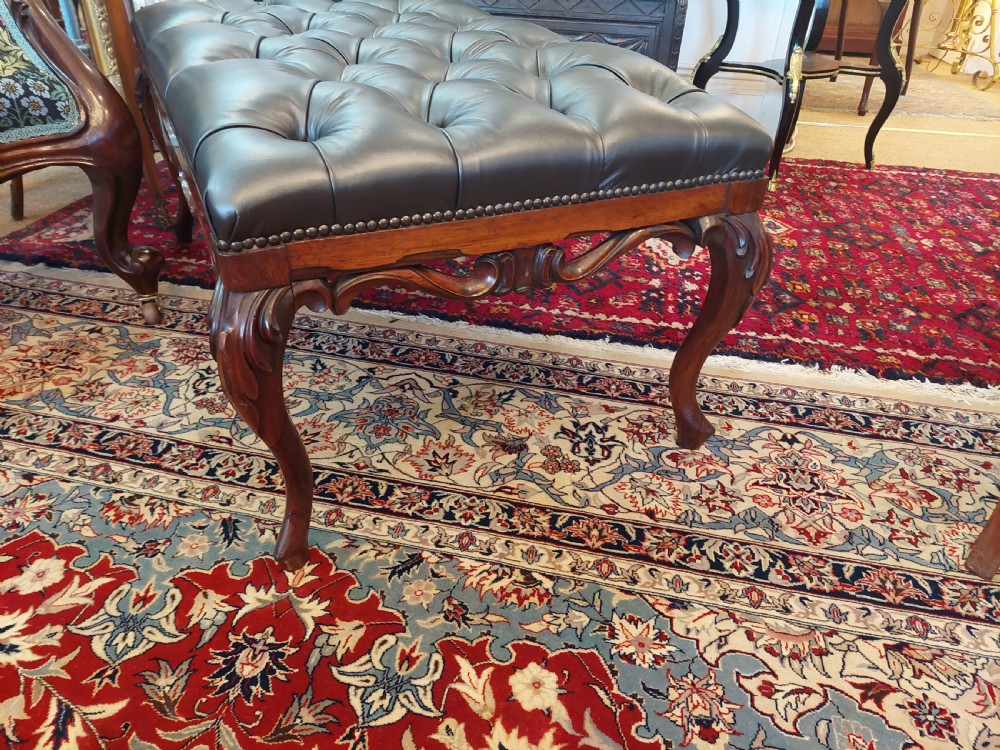 William IV Rosewood Hearth Stool View IV