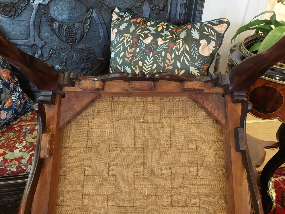 William IV Rosewood Hearth Stool View IX