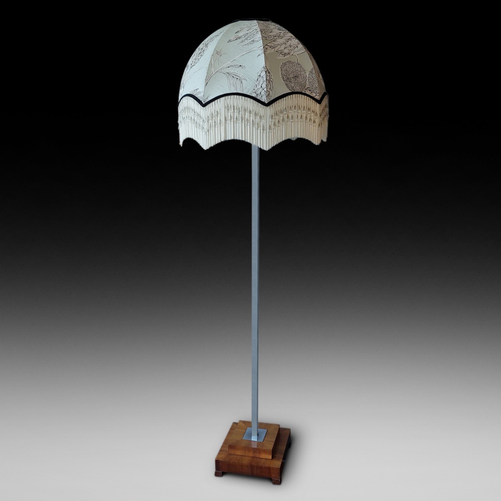 Art Deco Chromed Standard Lamp