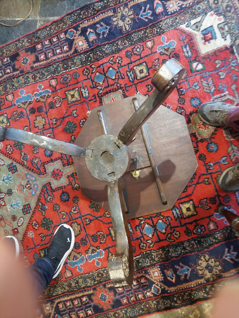 Early 19thC Rosewood Octagonal Tilt-Top Table View VIII
