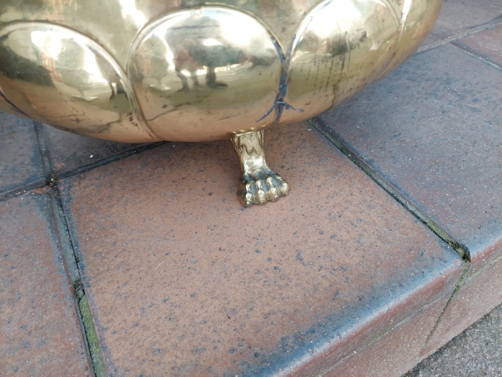Victorian Brass Jardiniere  View VI