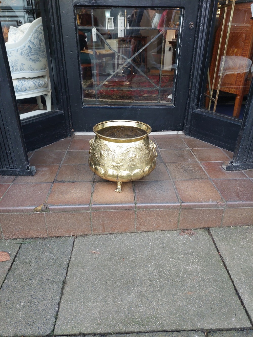 Victorian Brass Jardiniere  View VII