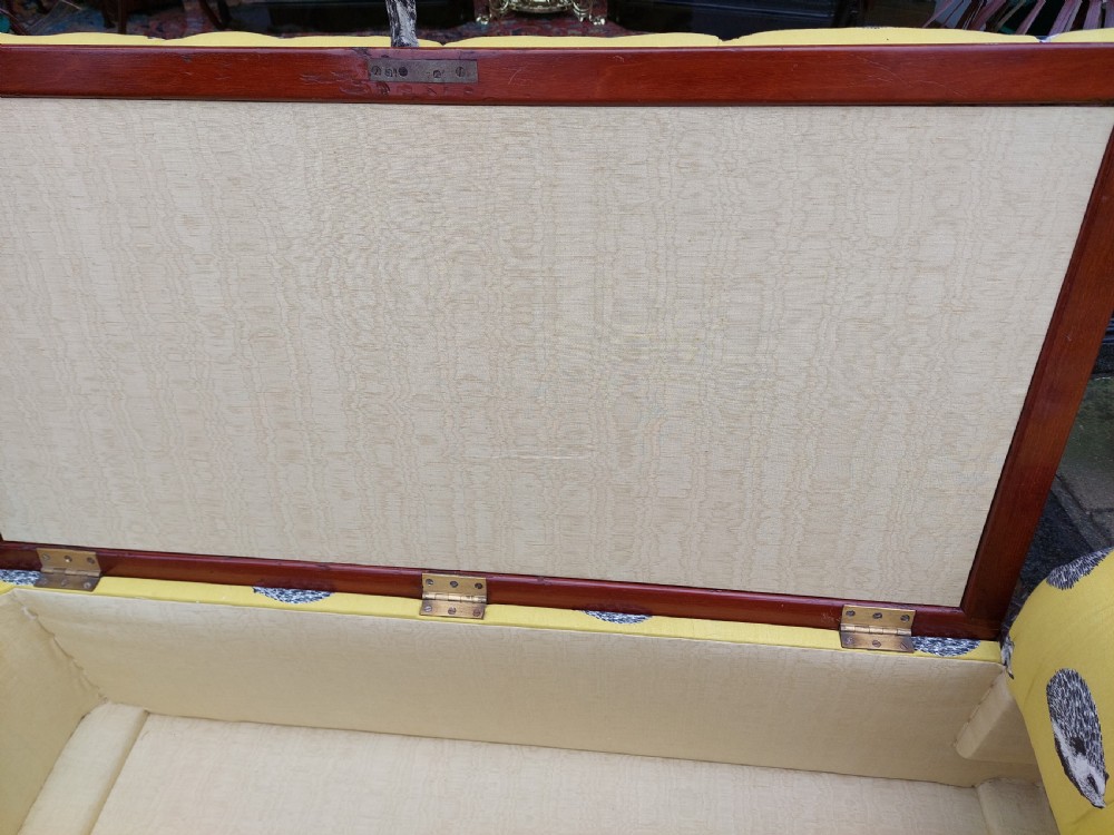Victorian Mahogany Ottoman Daybed Chaise Lounge View VII