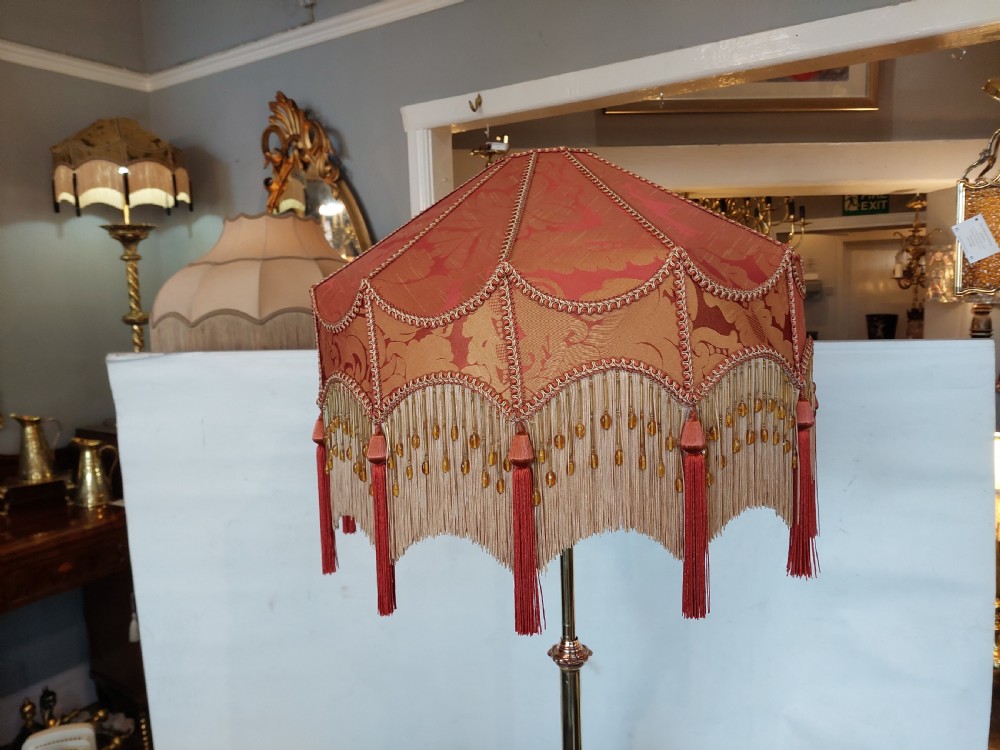 Arts and Crafts Brass and Copper Adjustable Standard Lamp View IV