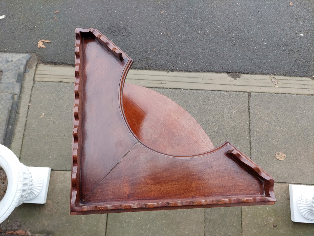 Late Victorian Mahogany Corner Display Cabinet View II