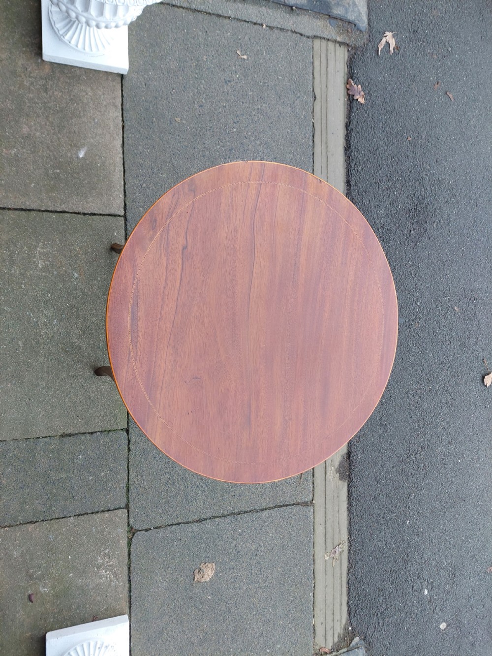 Edwardian Mahogany Side Lamp Table  View VI