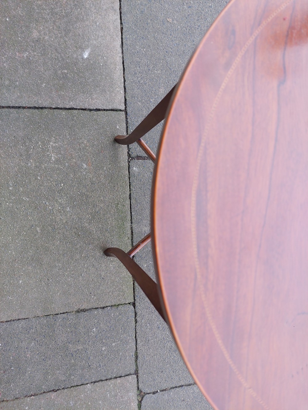 Edwardian Mahogany Side Lamp Table  View VII