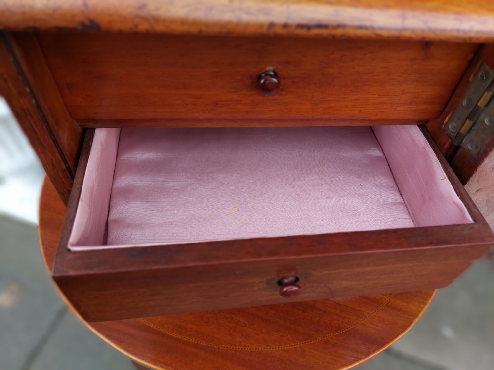 Early Victorian Mahogany Table Top Specimen Cabinet  View VI