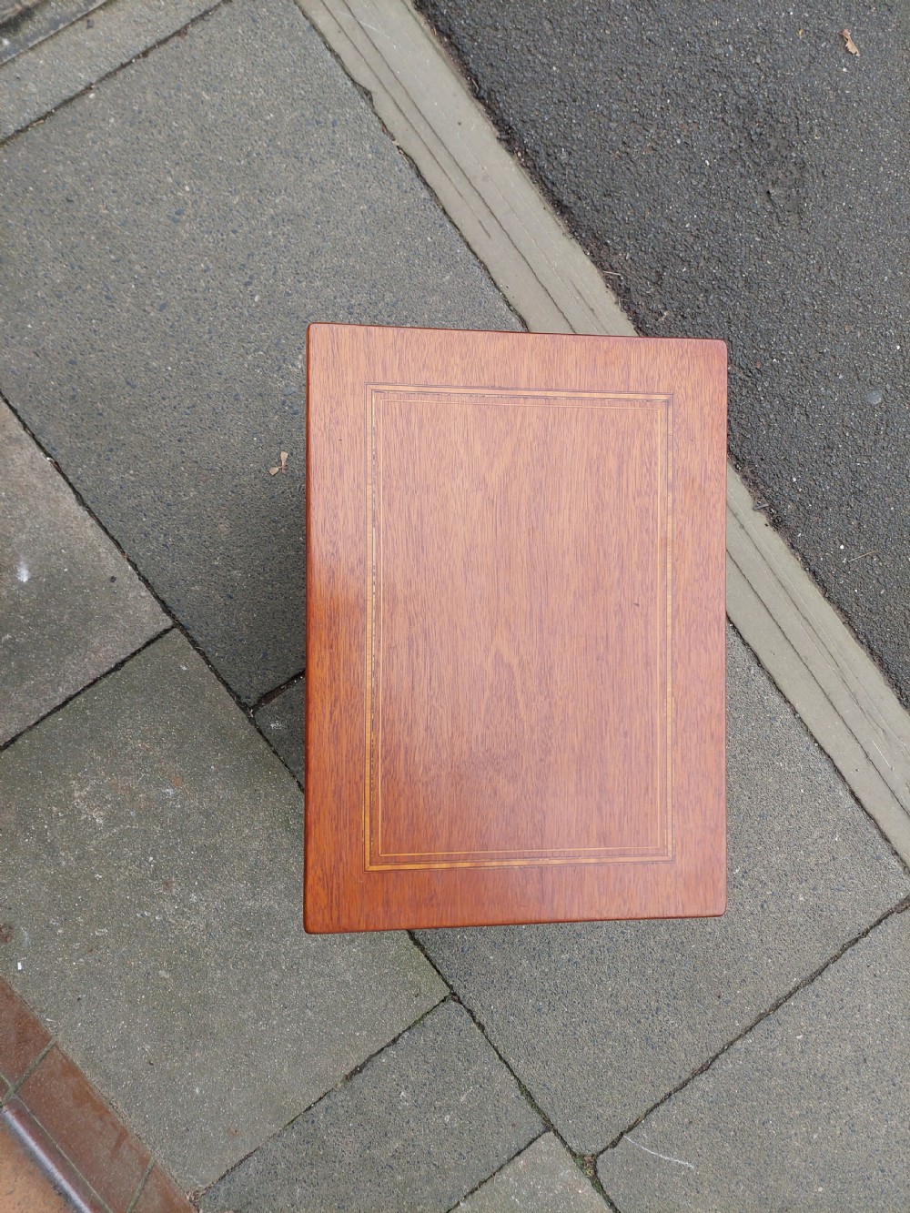 Edwardian Mahogany Nest of 3 Low Tables View II