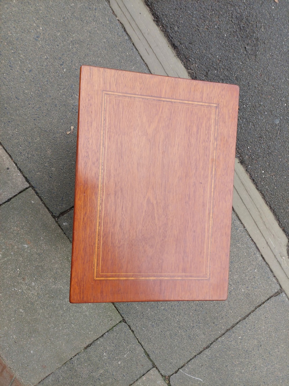 Edwardian Mahogany Nest of 3 Low Tables View III