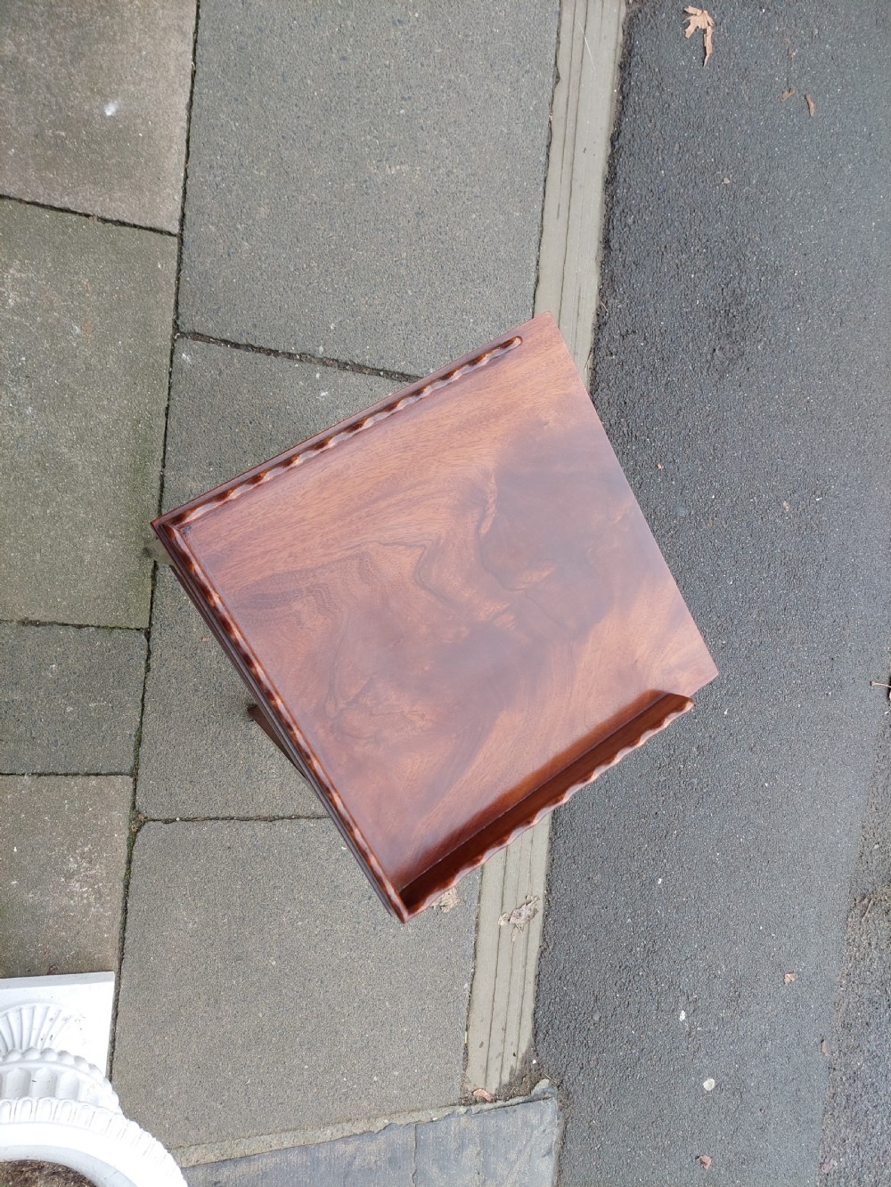 Late Victorian Mahogany Bedside Cabinet  - Shoolbred, London View IV