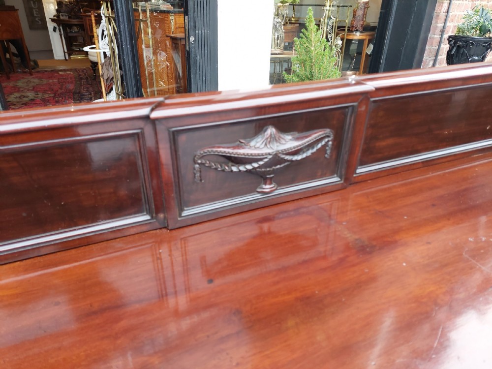 Late 19thC Mahogany Neo-Classical Revival Bowfront Serving Table View V