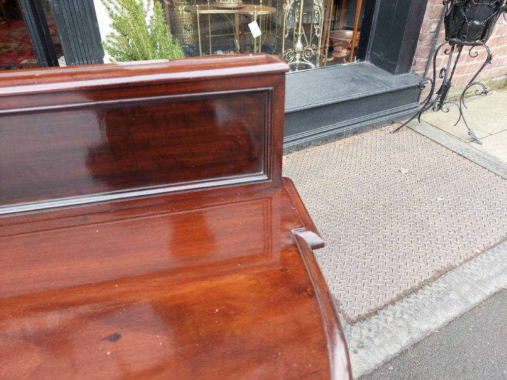 Late 19thC Mahogany Neo-Classical Revival Bowfront Serving Table View VIII
