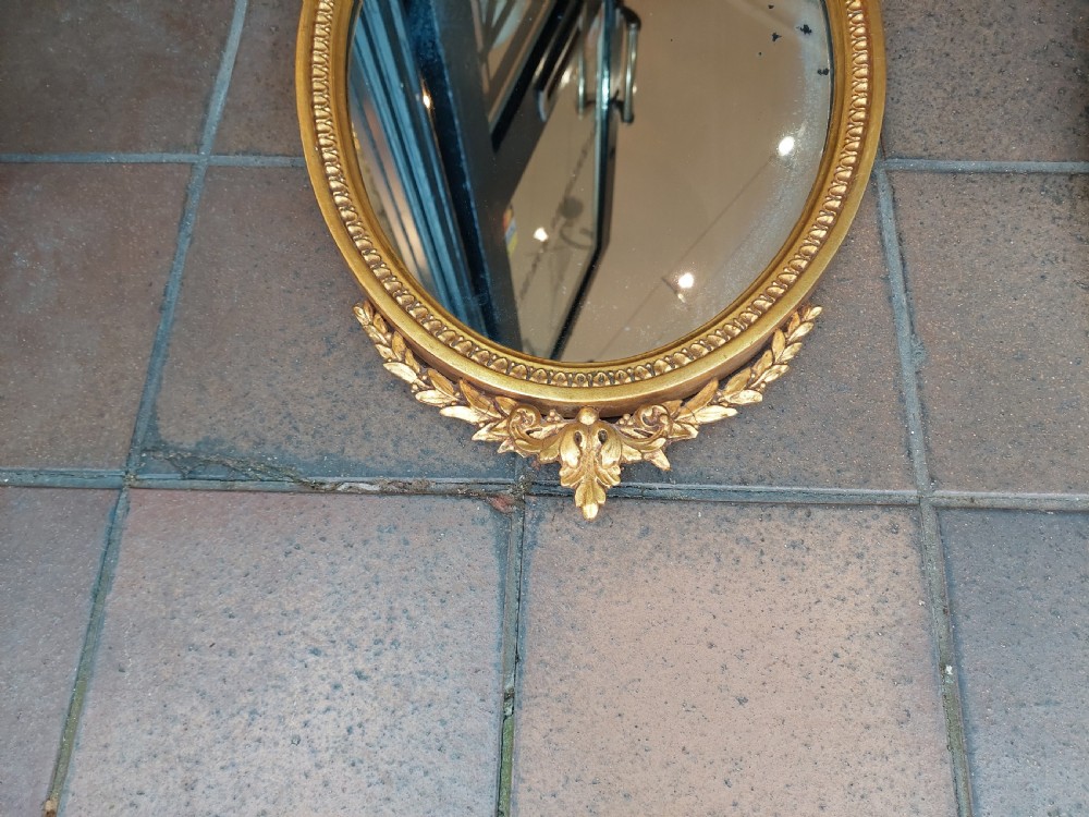 Pair of 19thC Gilt Gesso Frame Wall Mirrors View III