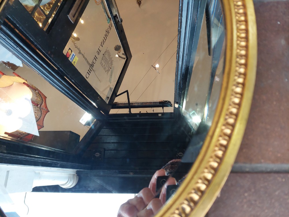 Pair of 19thC Gilt Gesso Frame Wall Mirrors View VI