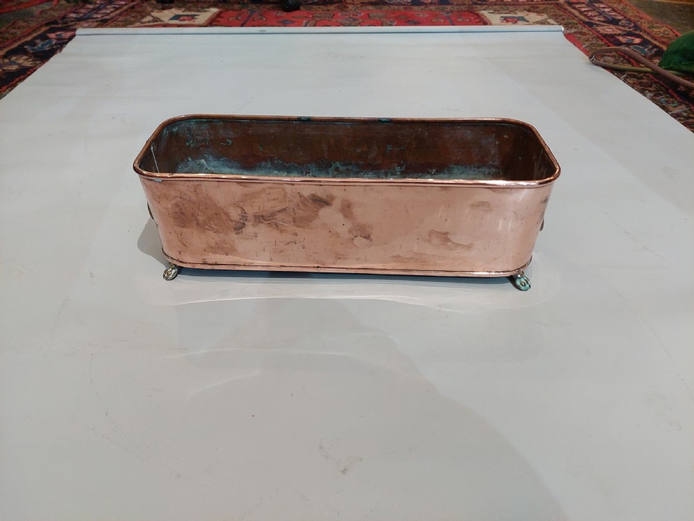 Victorian Copper Planter Trough  View IV