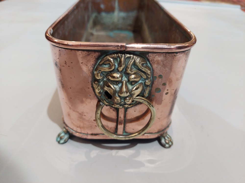 Victorian Copper Planter Trough  View VI