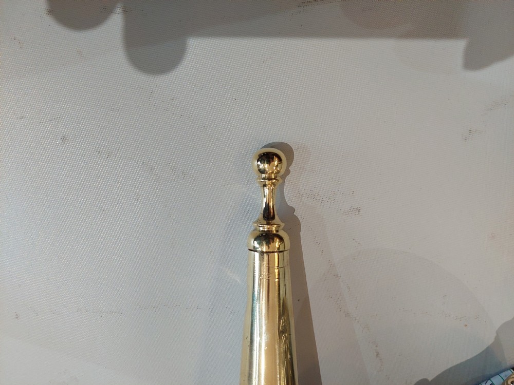 Early 20thC Brass Wall Light  View V