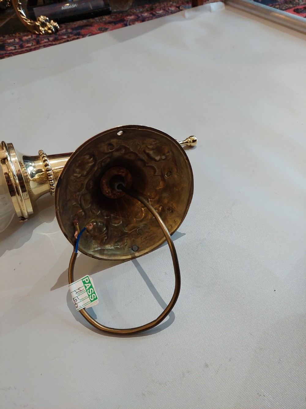 Early 20thC Brass Wall Light  View VI