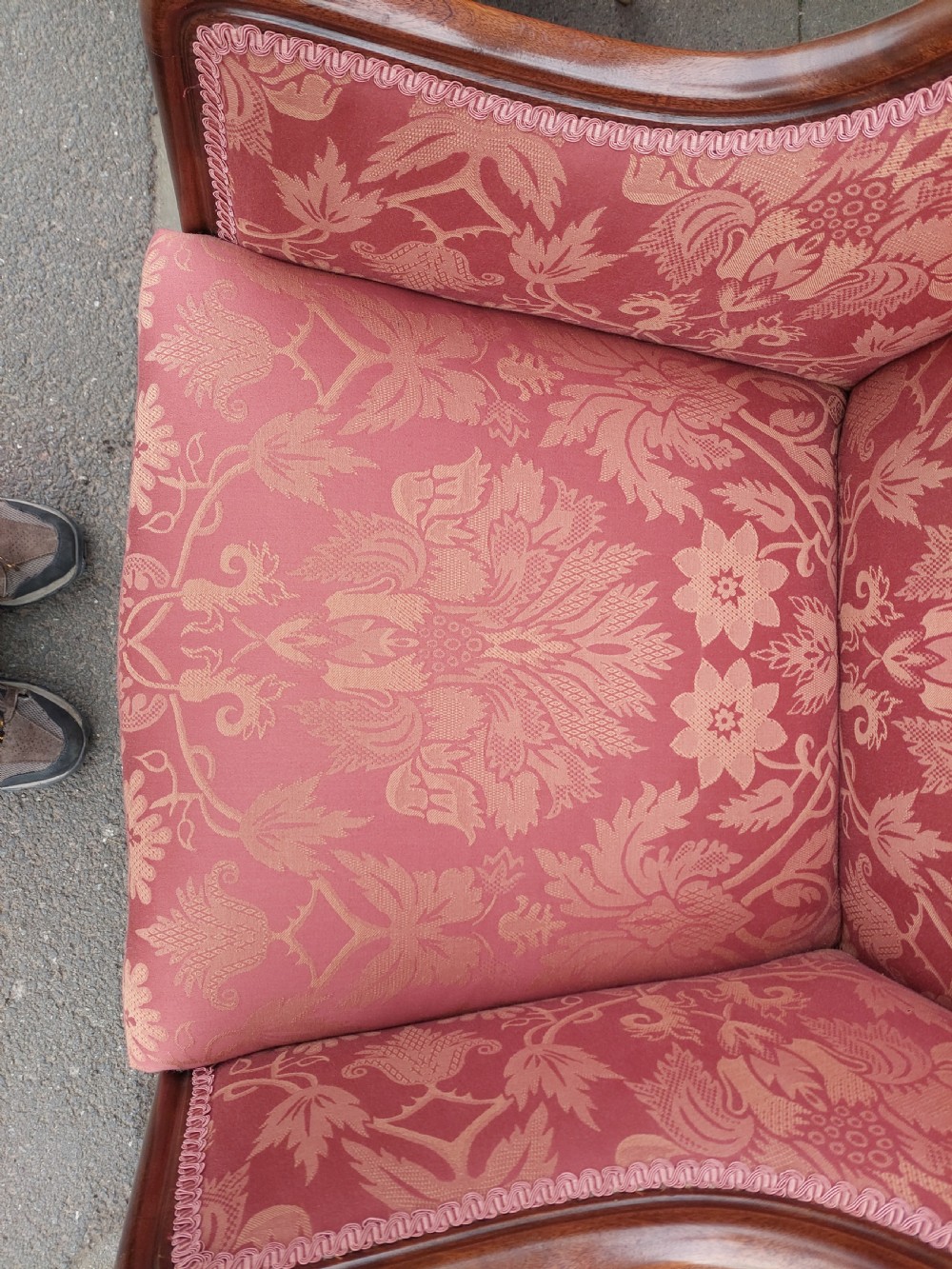 Pair of Late 19thC Carved Mahogany Salon Chairs View IV