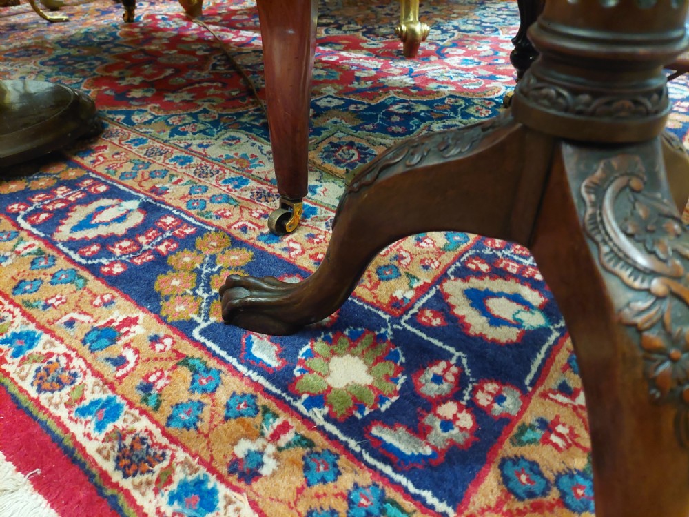 George III Mahogany Tilt Top Tripod Table View V