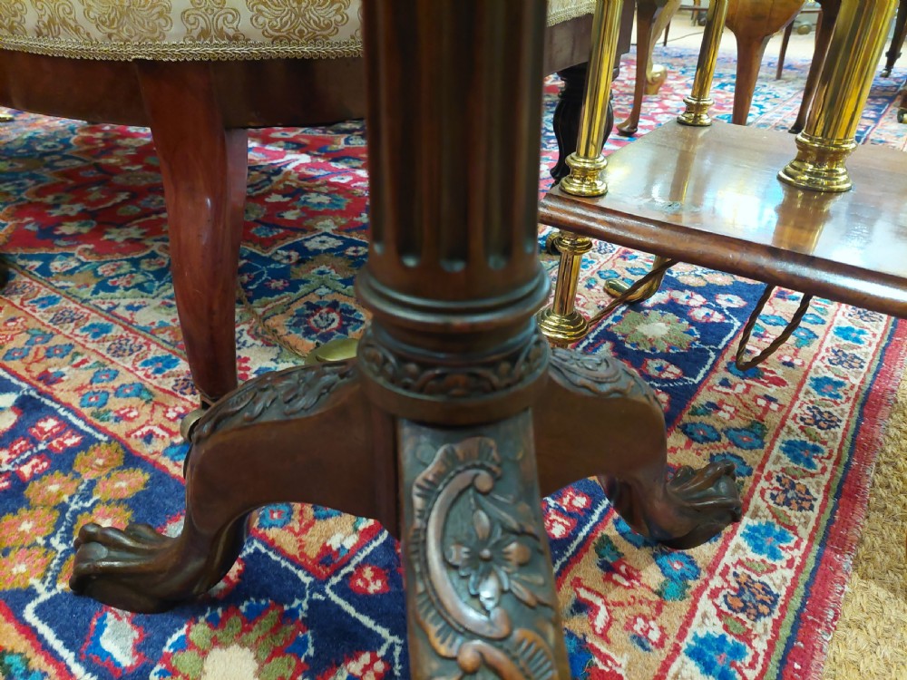 George III Mahogany Tilt Top Tripod Table View VI