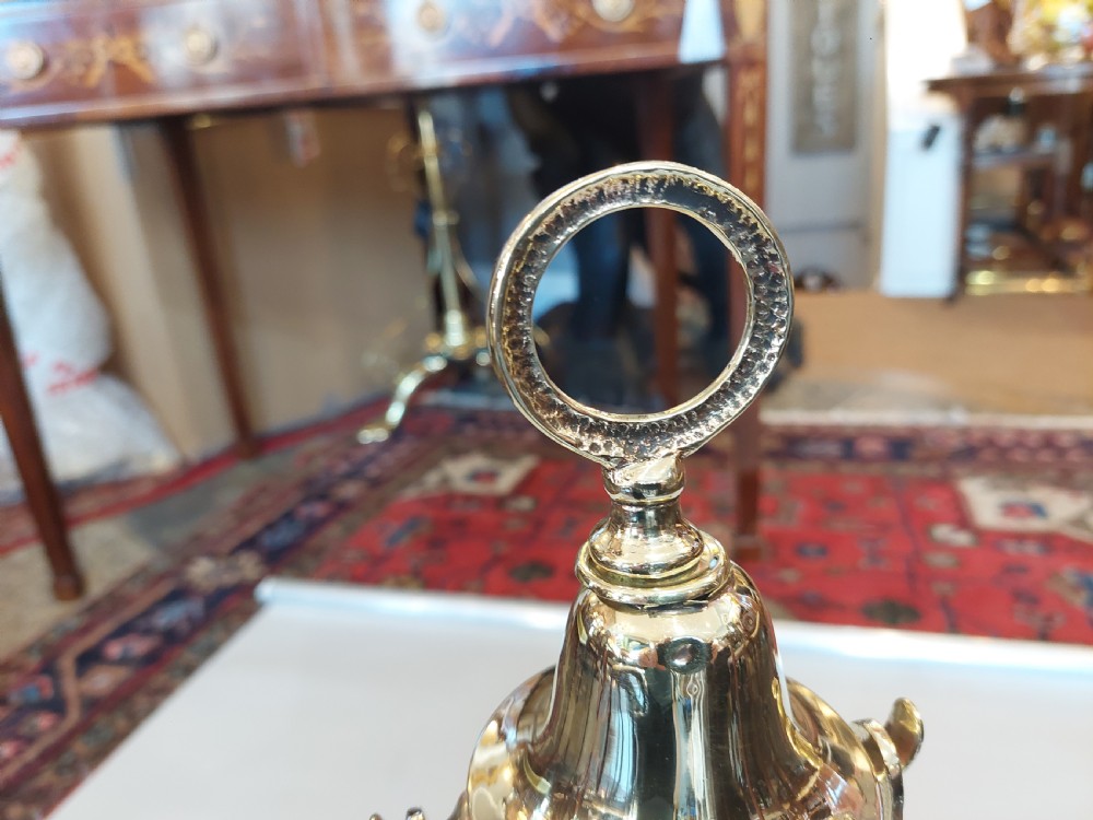 Late 19thC Brass Fireside Companion Set View III