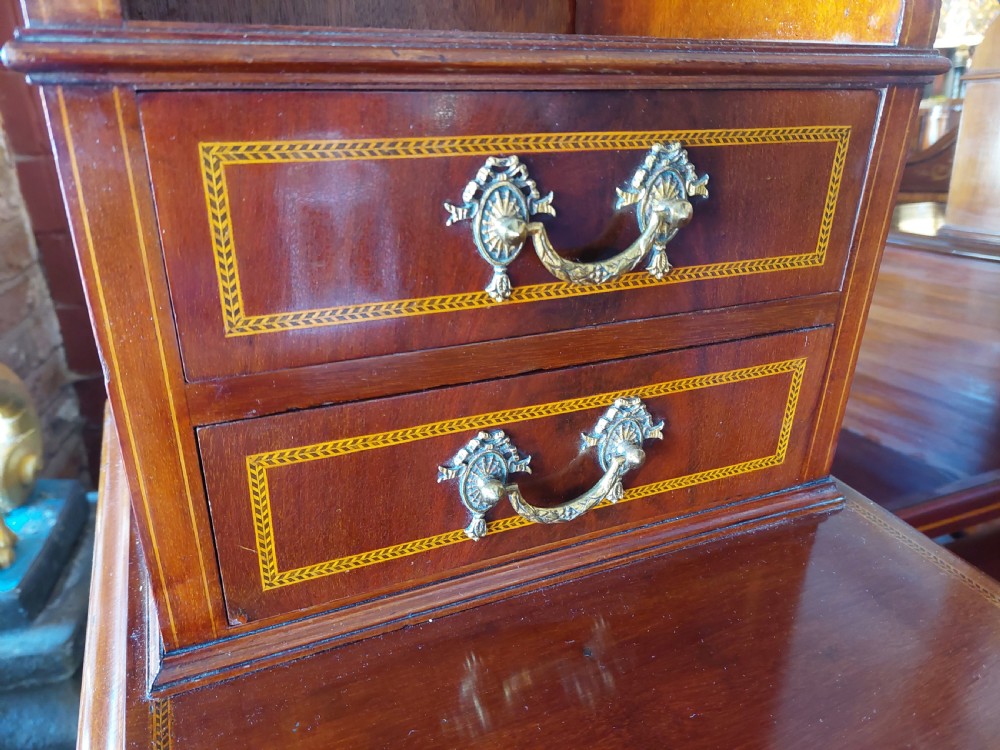 Mahogany Edwardian Mirrored Dressing Table View II