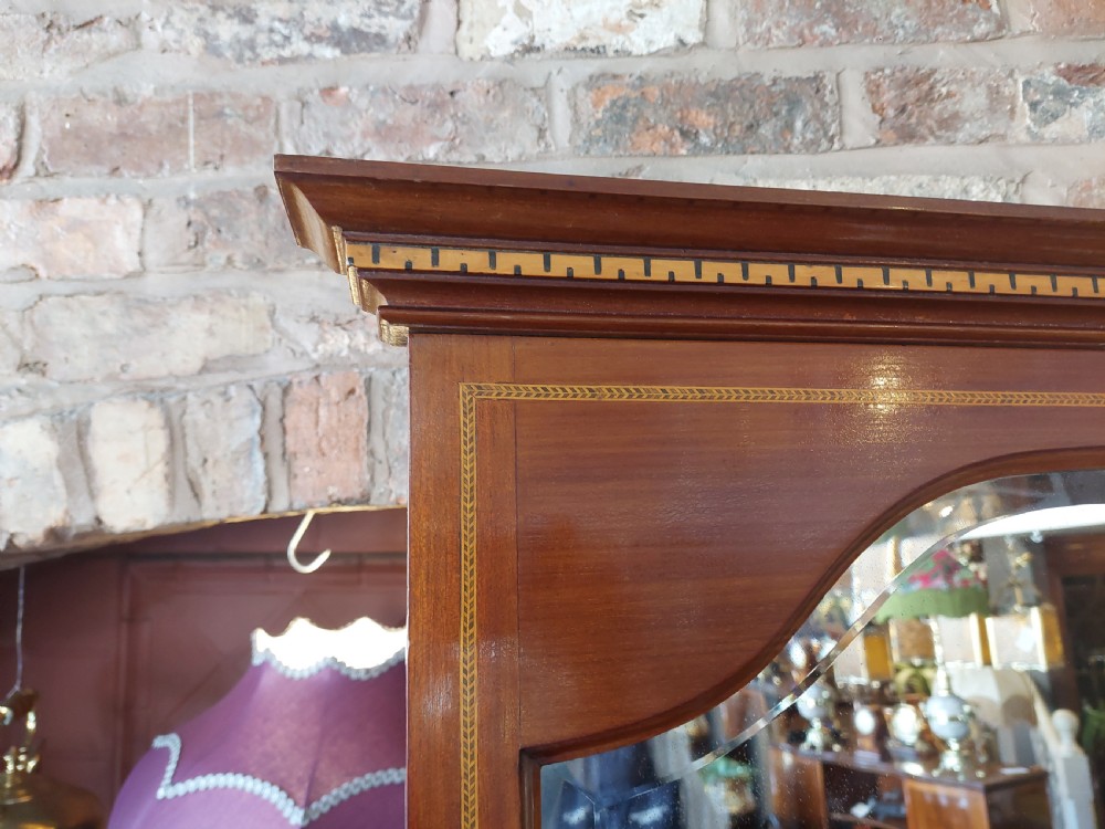 Mahogany Edwardian Mirrored Dressing Table View VI