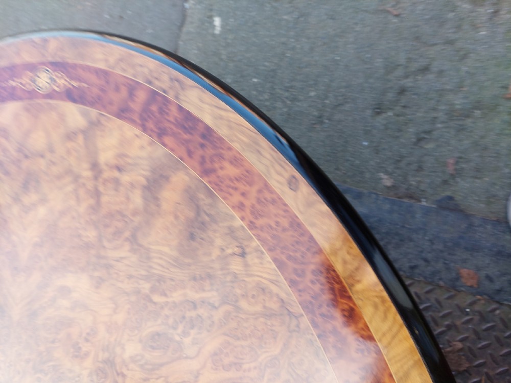 Victorian Burr Walnut Coffee Table View VI