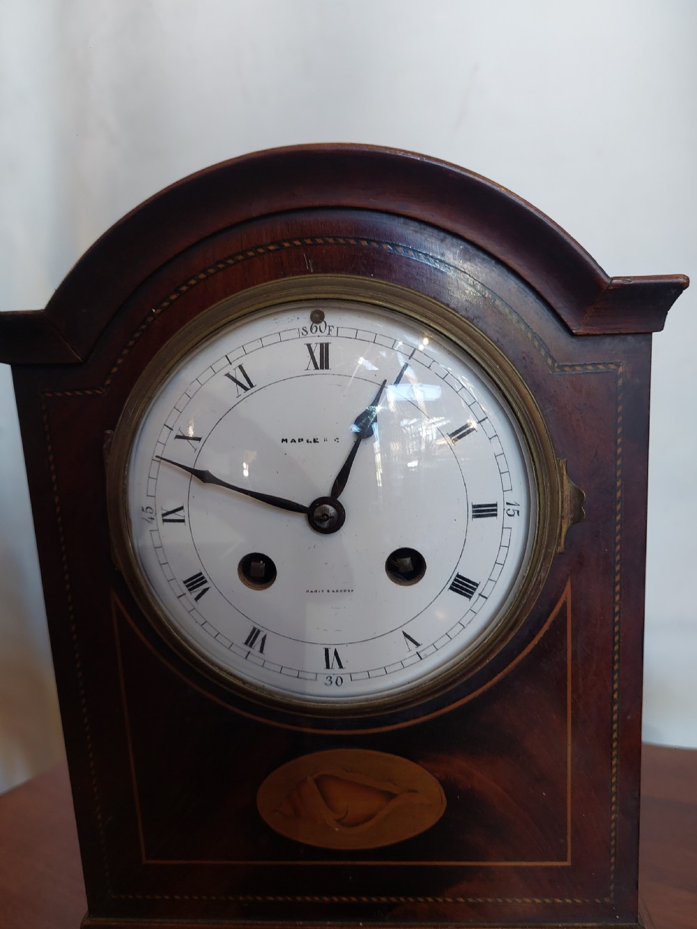 Edwardian French Mantel Clock - case by Maple & Co View II