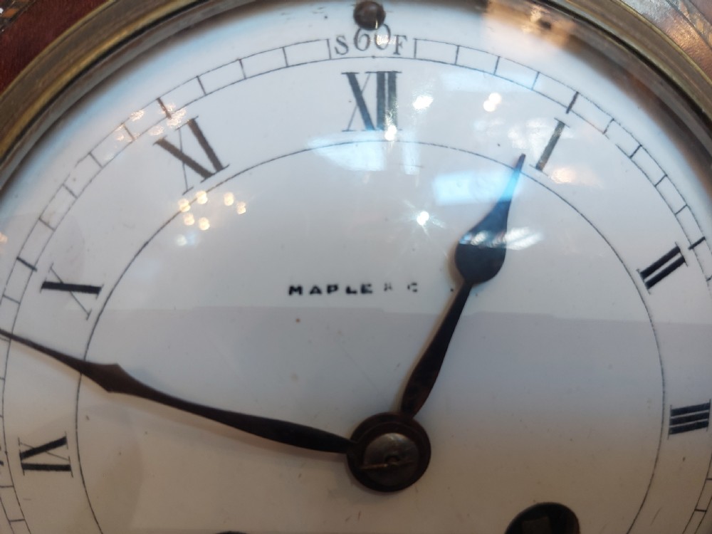 Edwardian French Mantel Clock - case by Maple & Co View IV