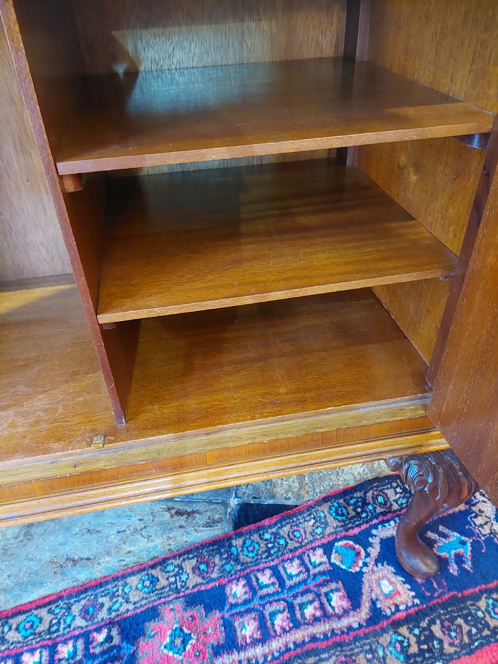 1920's  Burr Walnut Veneered Cocktail Drinks Cabinet View VIII