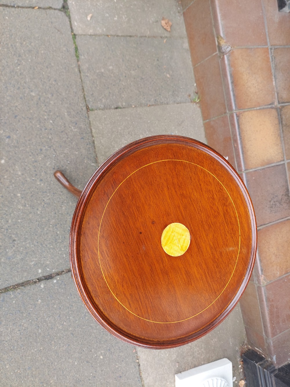 Edwardian Mahogany Wine Table View V