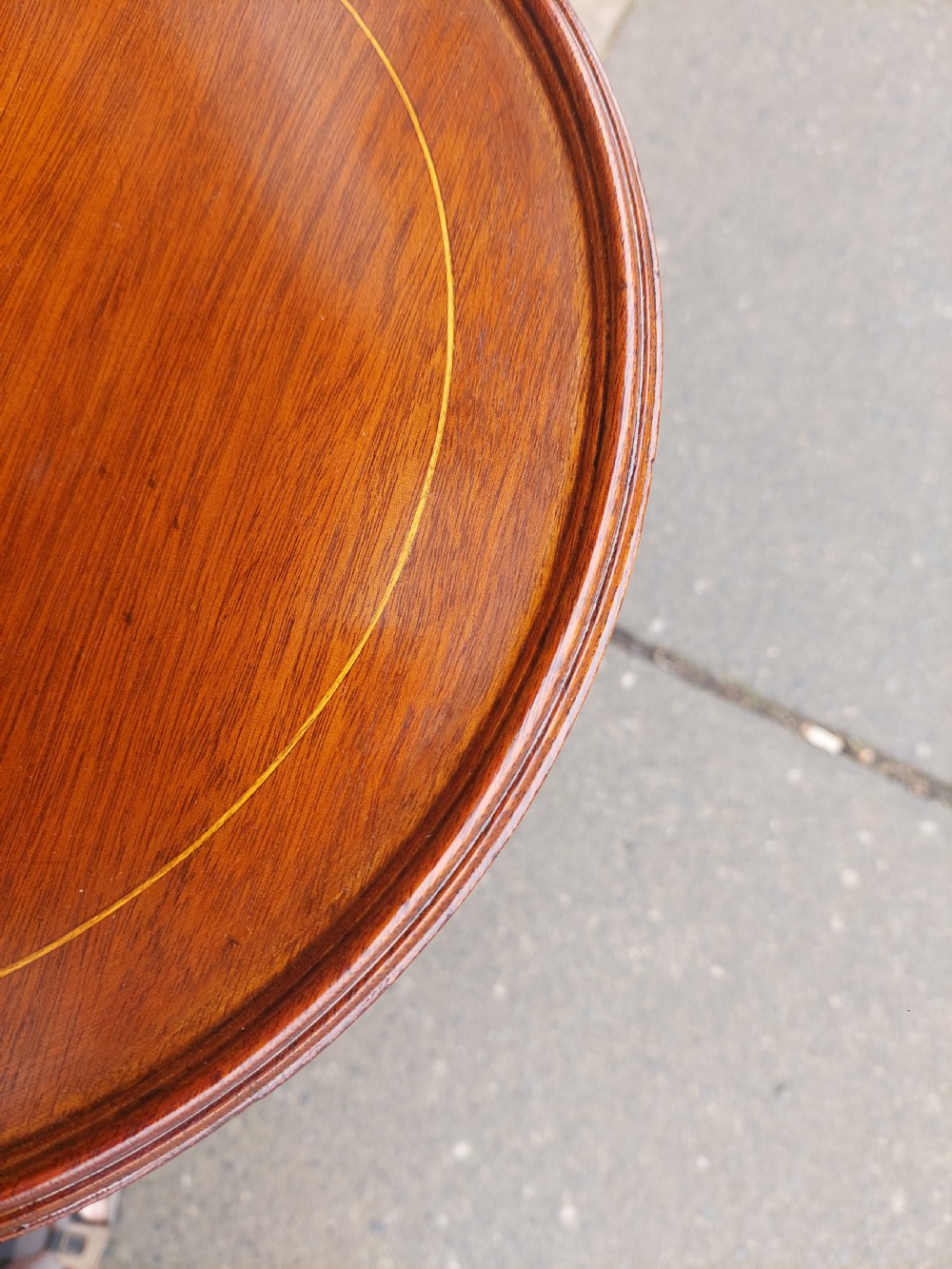 Edwardian Mahogany Wine Table View VI