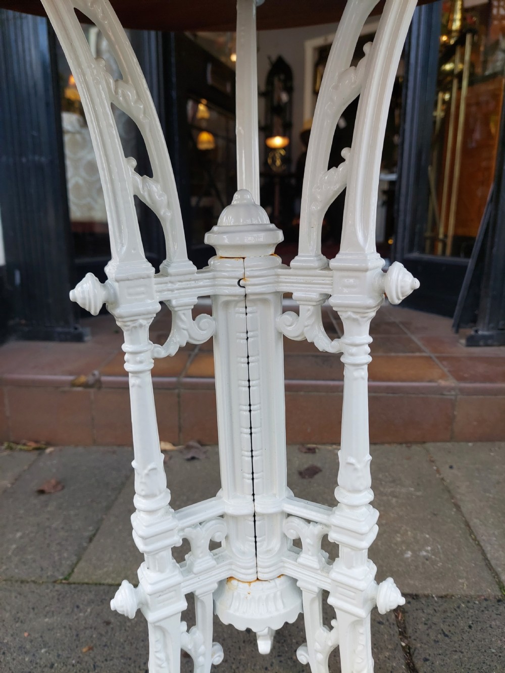 Victorian Cast Iron Garden Table  View V