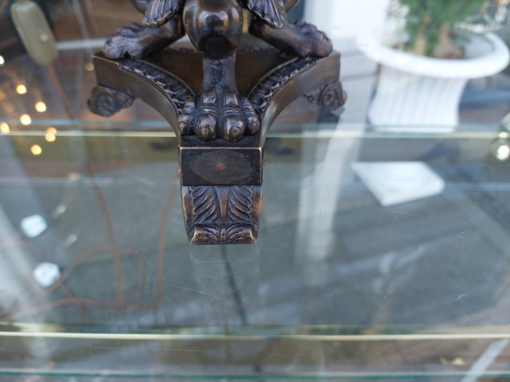 Pair of 19thC French Bronze Candlesticks View III